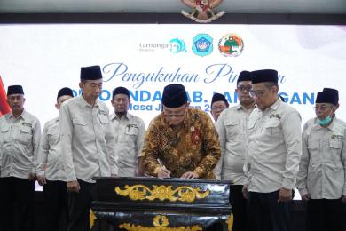 Pimpinan Dekopinda Lamongan Masa Bakti 2025 � 2030 Dikukuhkan