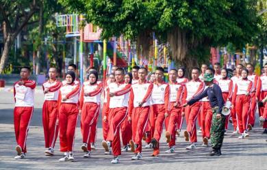 76 Capaska Lamongan Semangat Latihan Menuju HUT RI ke 79
